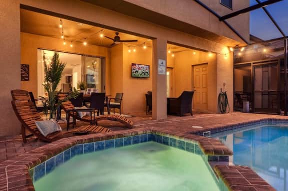 Disney Getaway w/ Pool & Hot Tub + Game Room, BBQ