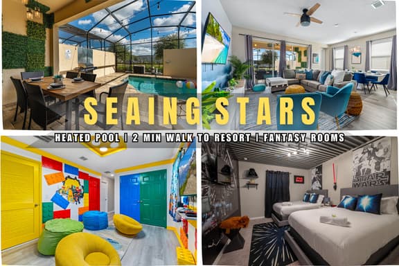 Sleeps 17 | Pool + Game Room | Only 400' to Resort